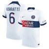 Paris Saint-Germain Verratti 6 Gostujući Nogometni Dresovi 2023-24 Paris Saint-Germain Verratti 6 Gostujući Nogometni Dresovi 2023-24